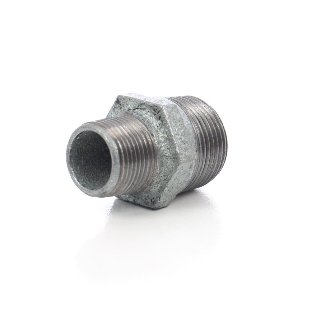 Niplu redus fonta zincat 1''x3/4''