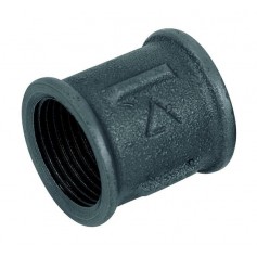 Mufa fonta neagra filet dreapta-stanga 3/4''