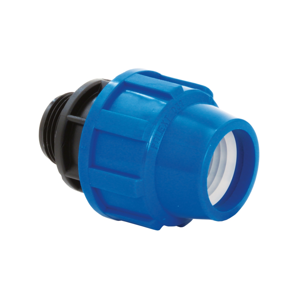 Racord PE compresiune 90x3'' FE