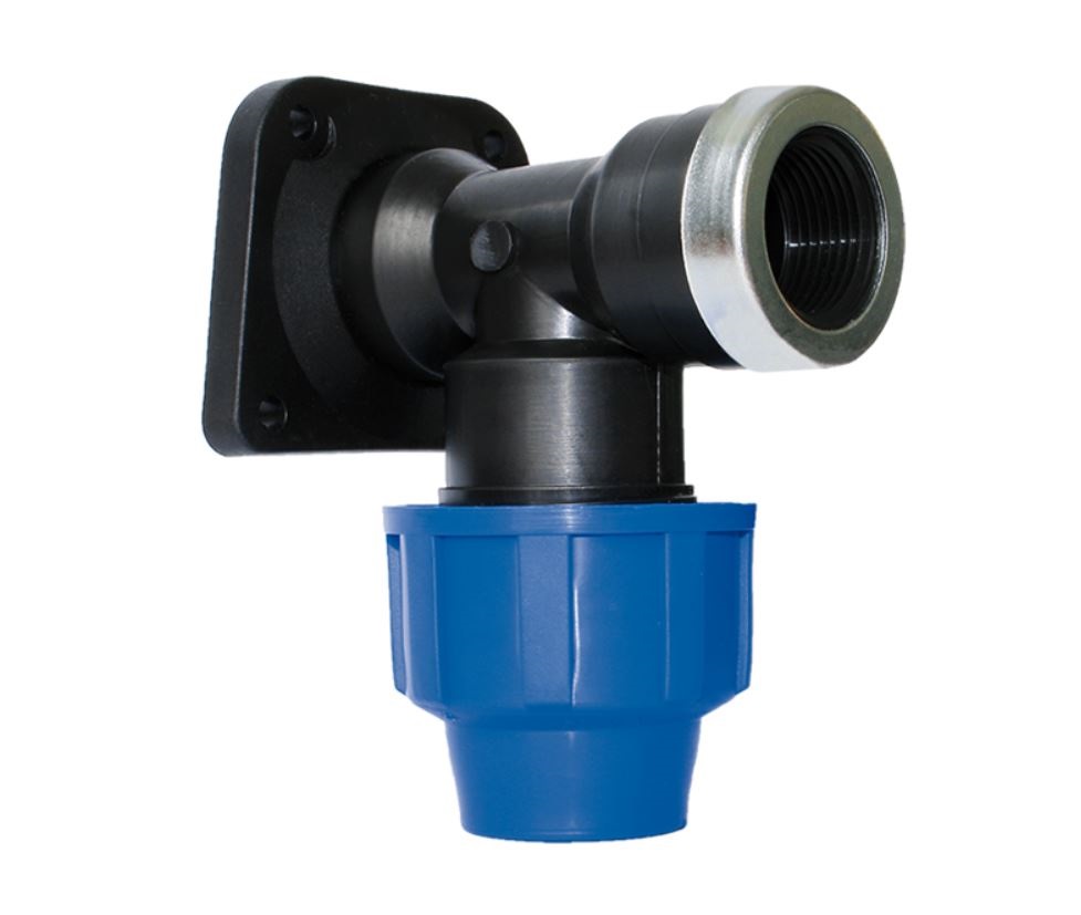 Cot PE compresiune cu talpa 25x3/4''