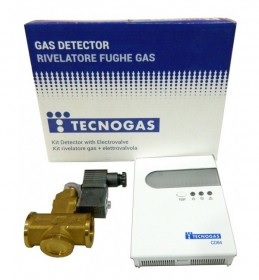Detector gaz cu electrovalva 3/4'' TECNOGAS