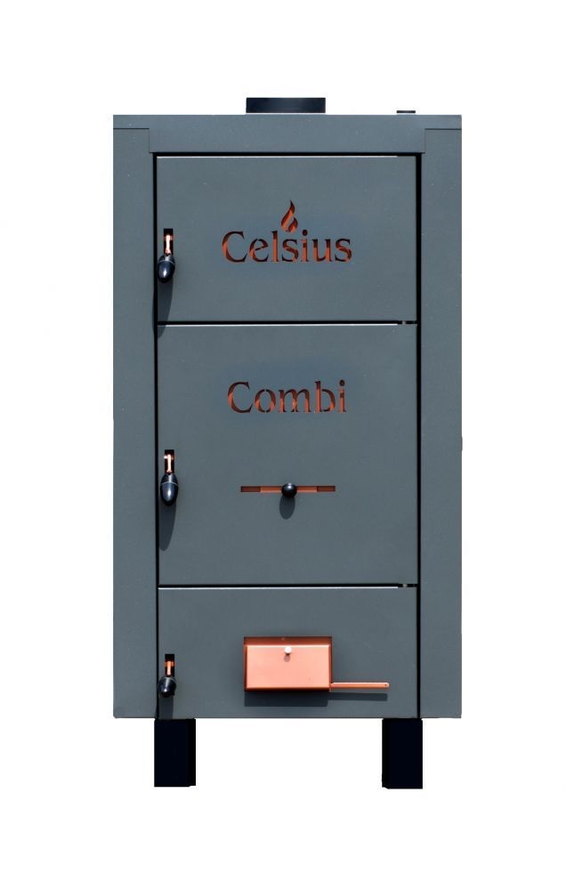 Cazan pe biomasa nelemnoasa 50-56 kW CELSIUS Combi