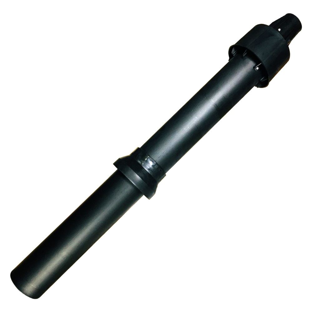 Element trecere acoperis PP negru 60/100