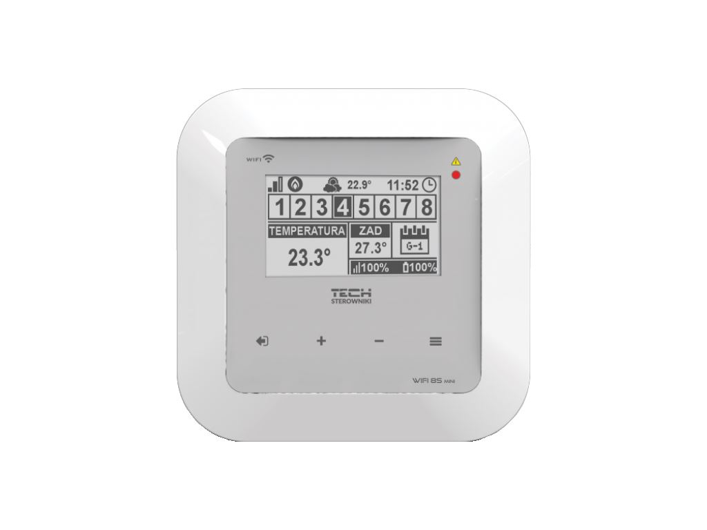 Modul/termostat cu senzor Wireless TECH EU-WiFi 8S mini