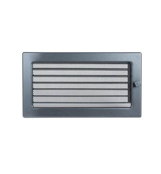 Suport grila aerisire cu jaluzele grafit 17x30cm