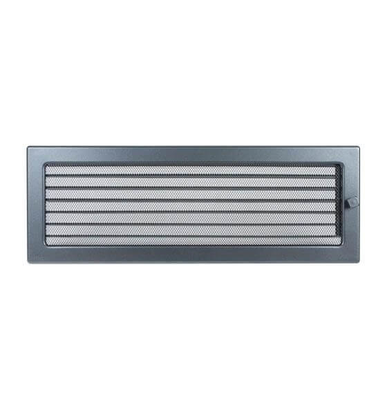 Suport grila aerisire cu jaluzele grafit 17x49cm