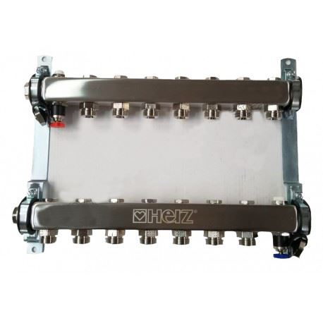 Set distribuitor inox pentru radiator 8 cai 1'' HERZ 1863408