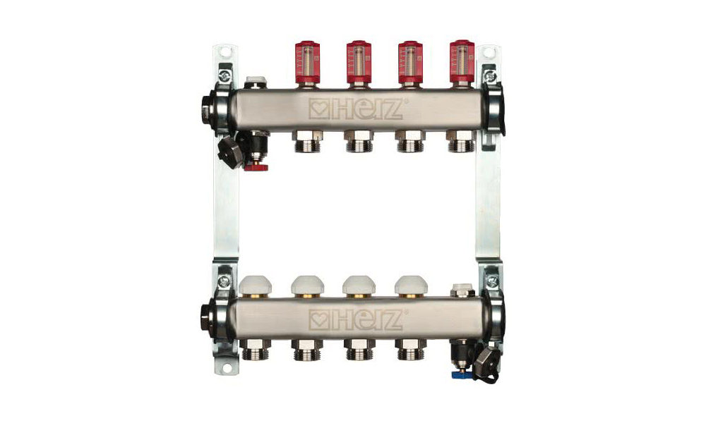 Distribuitor inox pardoseala calda DN25-12xG3/4 HERZ 1546312