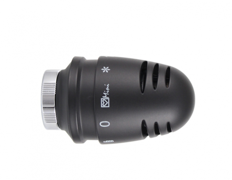 Cap termostatic M28x1,5 DE LUXE MINI negru mat HERZ S920049