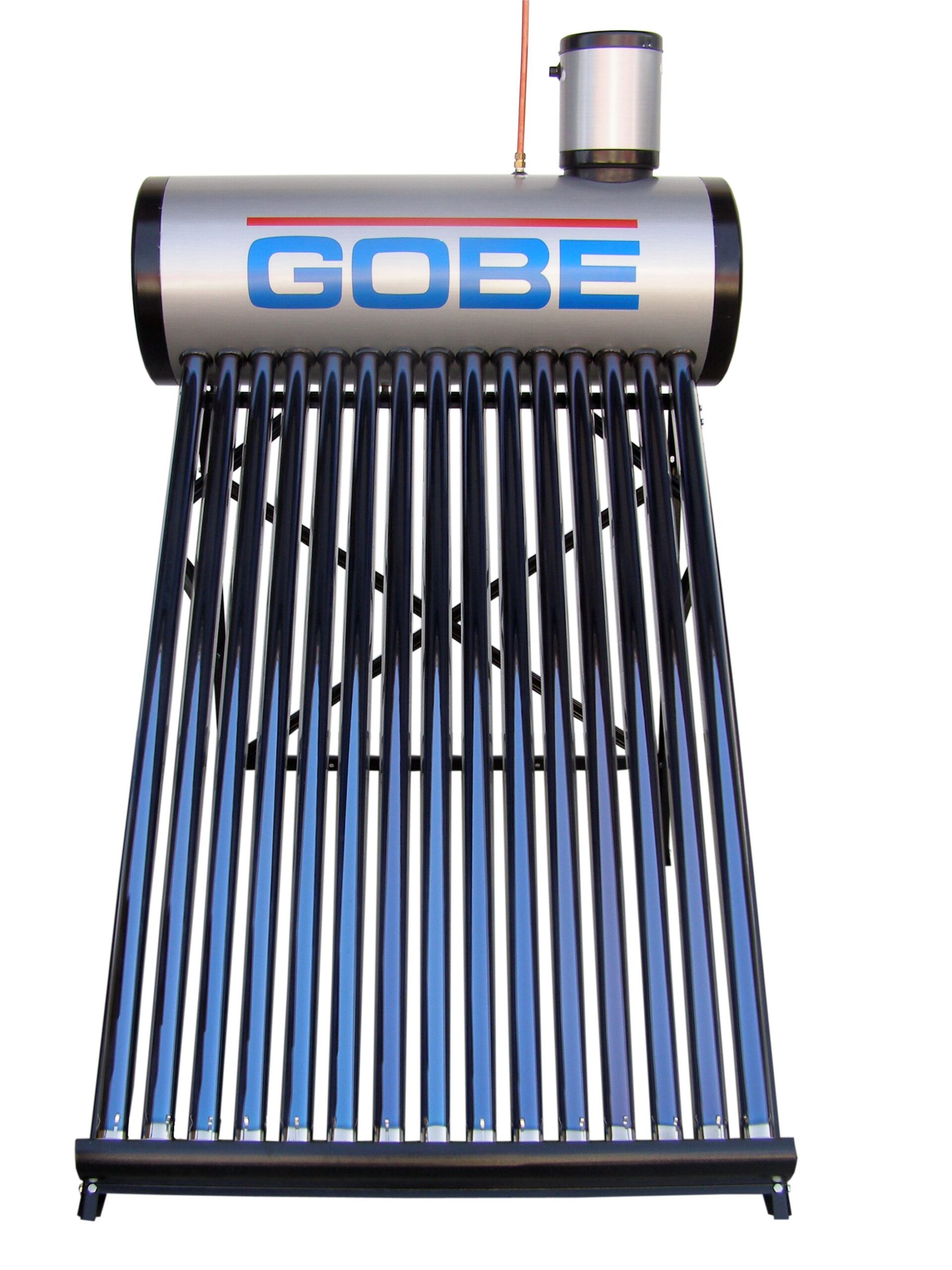 10840182-5 Colector solar nepresurizat 15 tub+boiler 150l GOBE - imagine 1