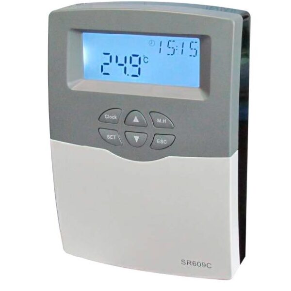 Controler solar pentru sisteme solare presurizate SR609C