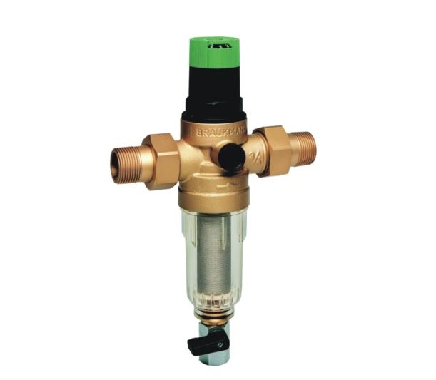 Filtru fin cu reductor presiune 1.1/4'' 16Bar BRAUKMANN