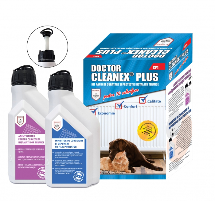 Pachet intretinere chimica Kit Doctor Cleanex Plus
