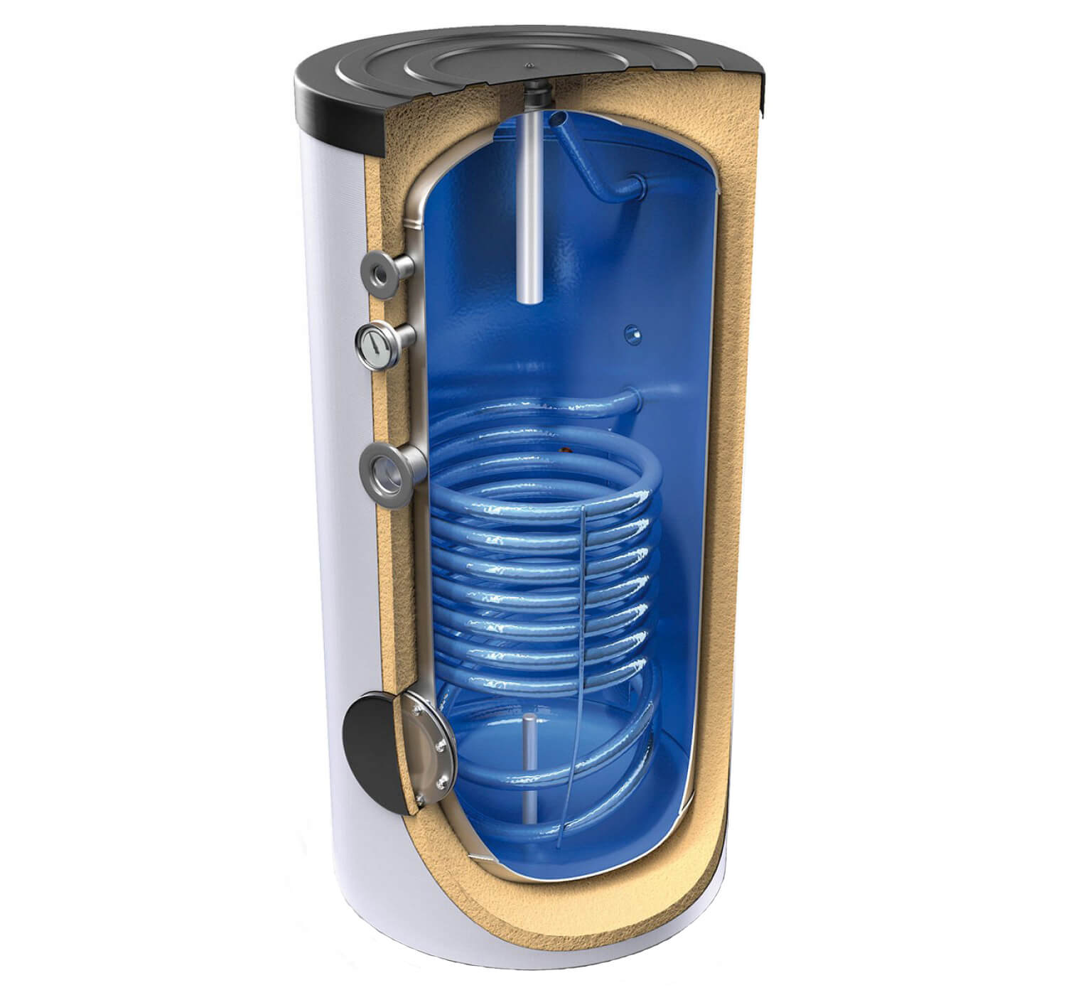 Boiler indirect cu 1 serpentina 300l TESY 301394