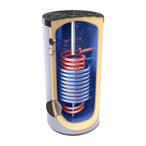 Boiler indirect izolat 200L 2 serpentine paralele TESY