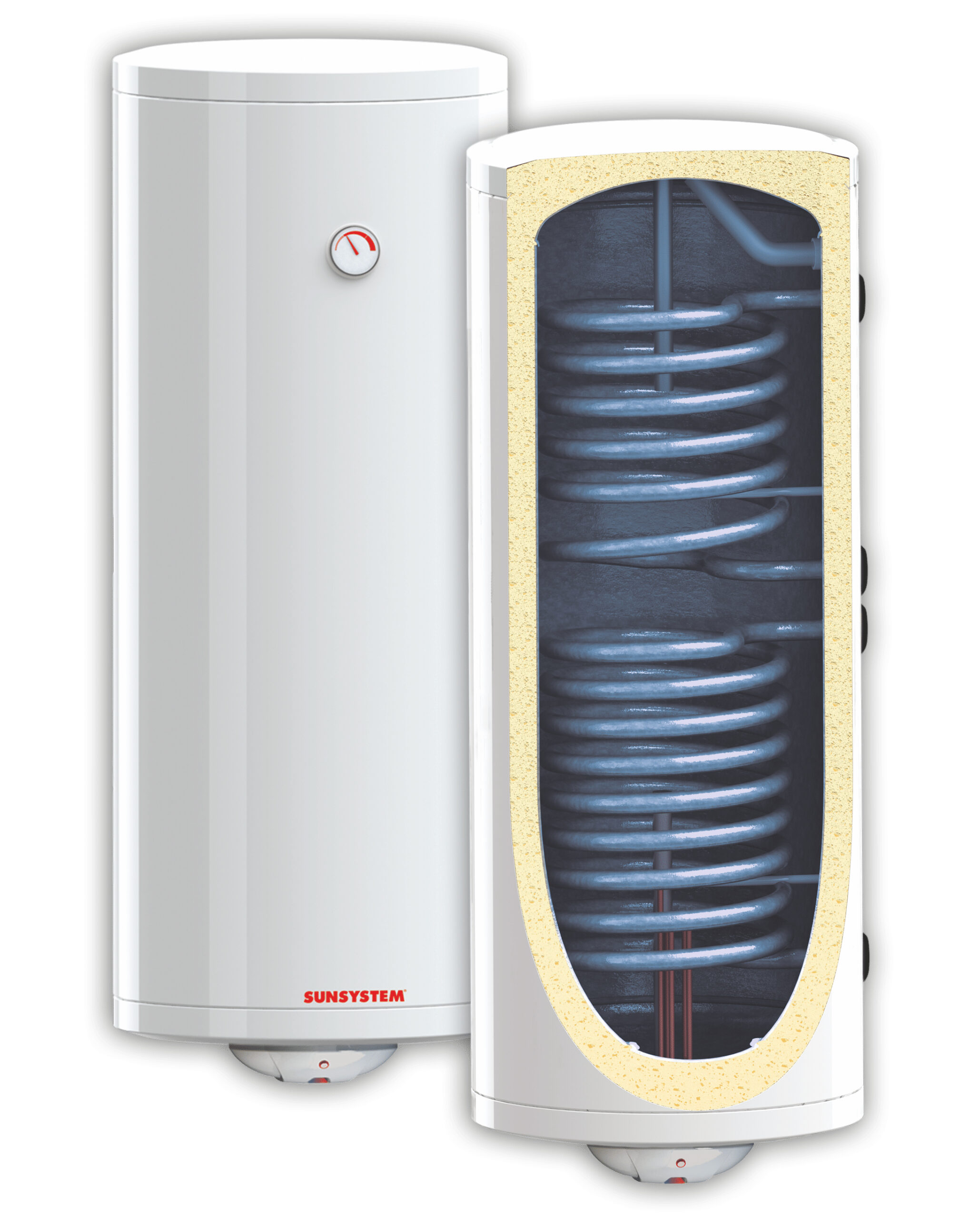 Boiler termoelectric cu rac dr. 2 serpen. ErP 200l SUNSYSTEM