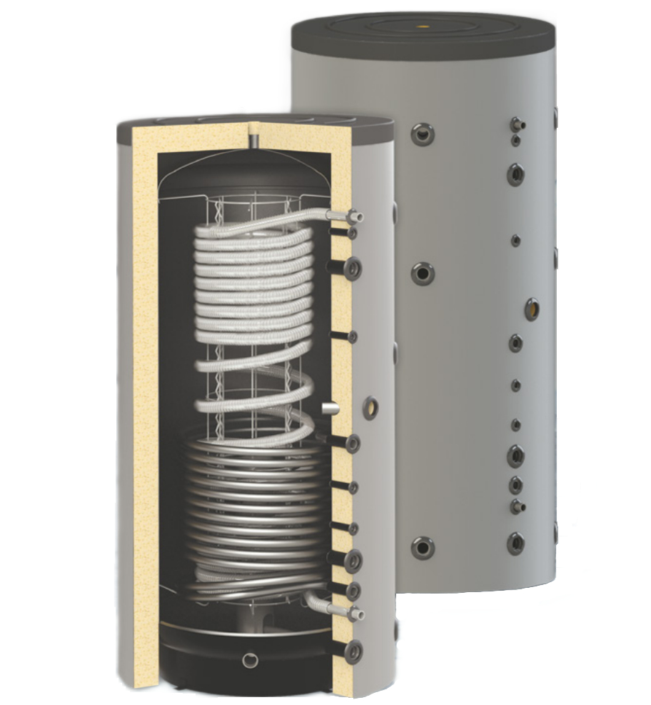 Rezervor acumulare izolat 800l 2 serp. ACM+incalz SUNSYSTEM