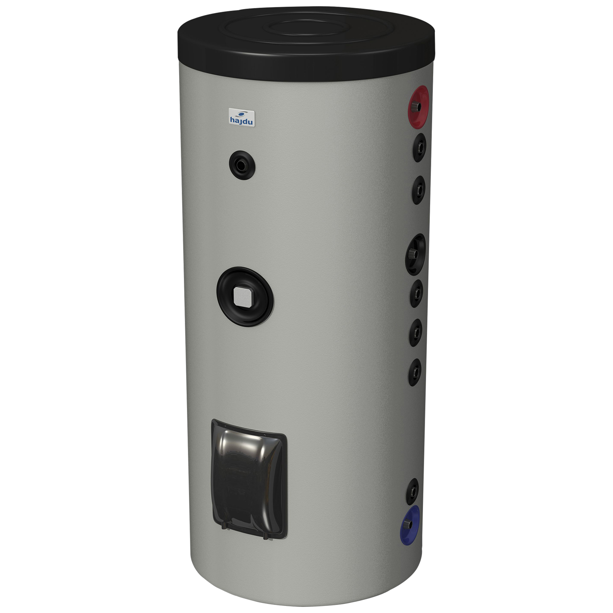 Boiler indirect izolat cu 2 serpentine 300l HAJDU