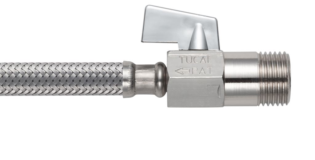 Racord flexibil cu robinet 1/2'' 40cm FE TUCAI