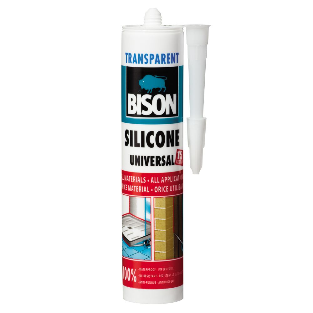 Silicon universal transparent 280ml BISON