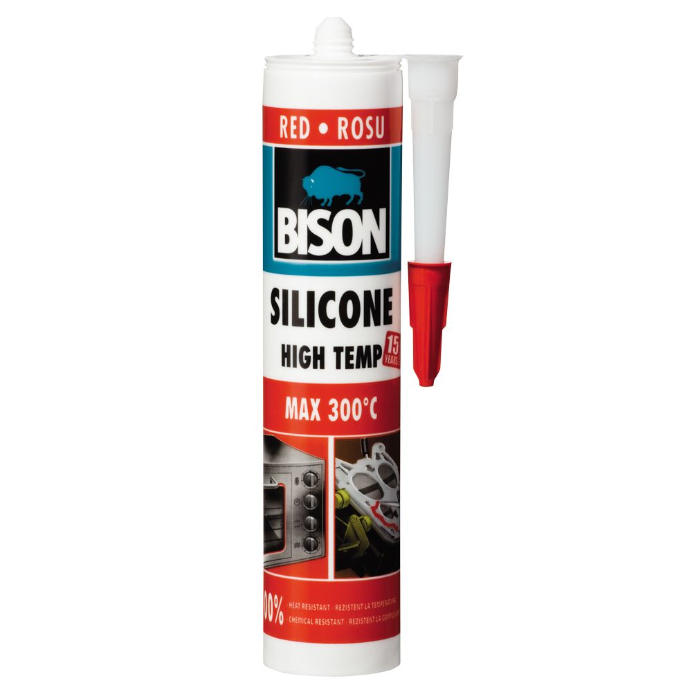 Silicon rosu pentru temperaturi ridicate 280ml BISON