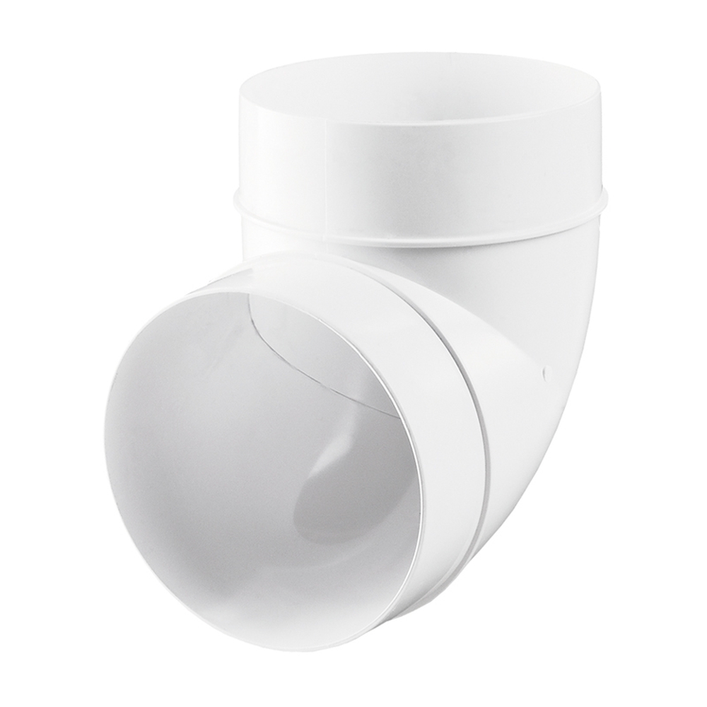 Cot PVC ventilatie 90gr D100 mm VENTS 121