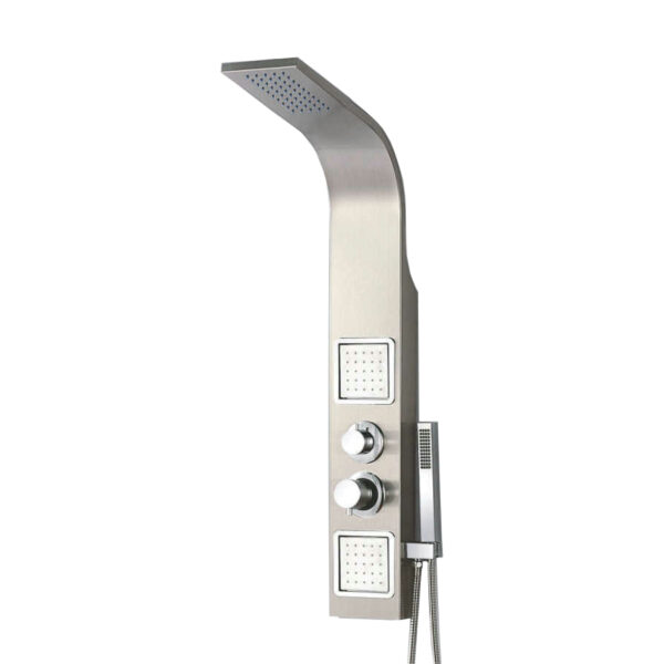 Sistem dus inox 5x10 duze 2 jeturi masaj spate GLADYS