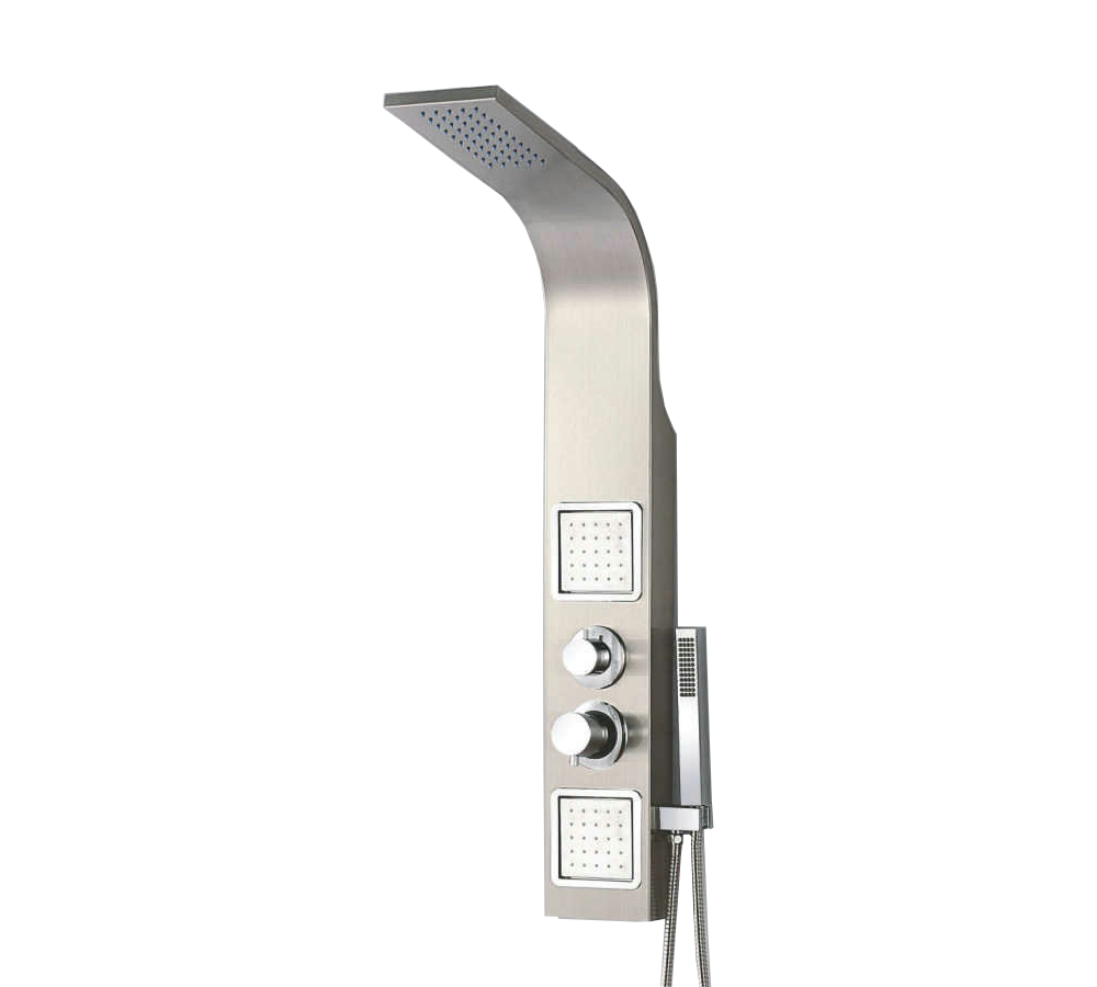 Sistem dus inox 5x10 duze 2 jeturi masaj spate GLADYS