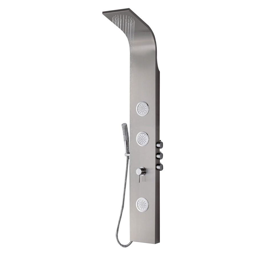 Sistem dus inox cu 3 jeturi rotunde GLADYS