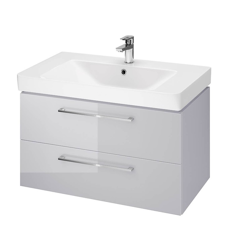 Set B348 dulap+lavoar LARA MILLE 80 albS801-338-DSM CERSANIT