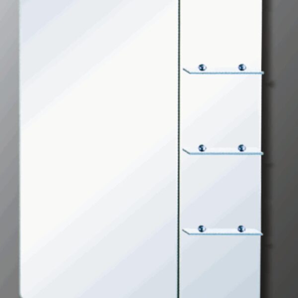Oglinda cu 3 etajere 80x60cm GOBE