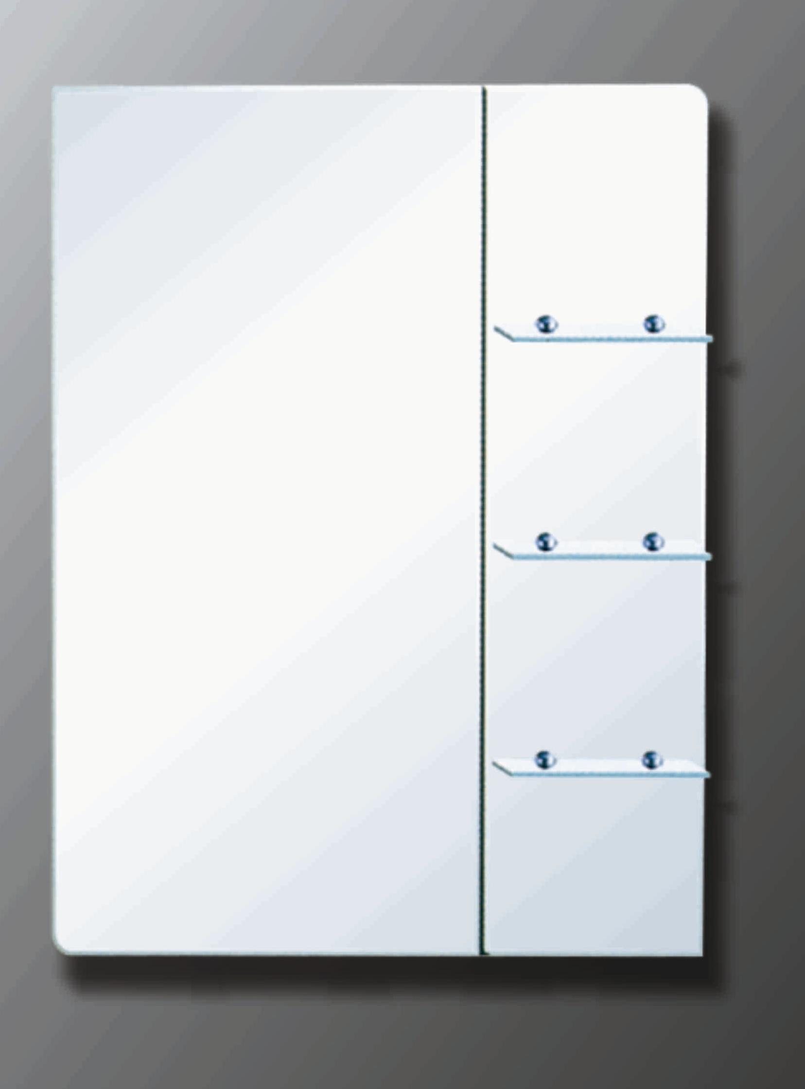 Oglinda cu 3 etajere 80x60cm GOBE