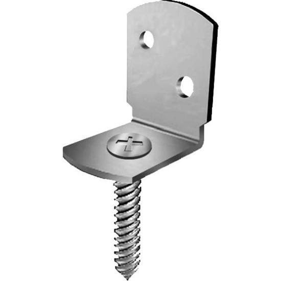 Element fixare zincata stalp panou "L" 40x30x30mm