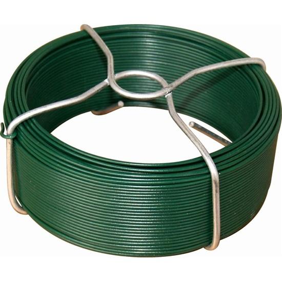 Cablu otel galvanizat cu PVC verde 1.1/1.4mm 50m