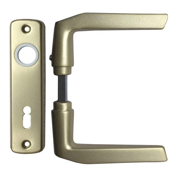 Maner usa interior cu sild 55mm aluminiu culoare sampanie