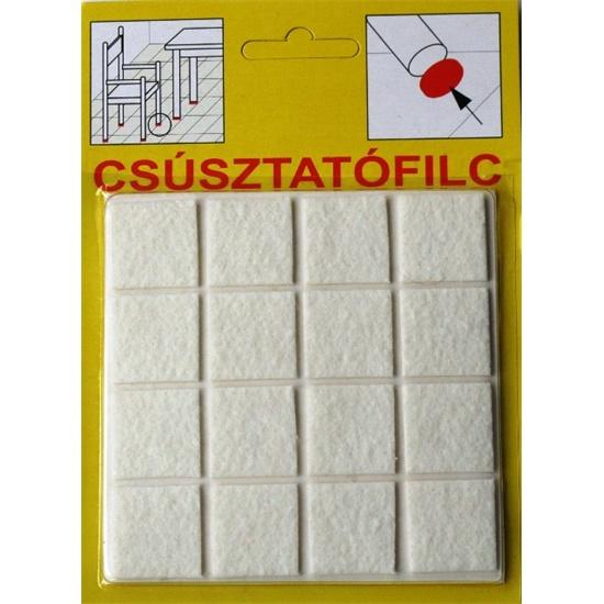 Pasla autoadeziva contra alunecarii alb 20x20mm (20buc)