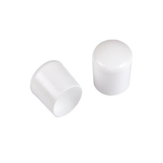Dopuri exterioare PVC d=18mm alb (4buc)