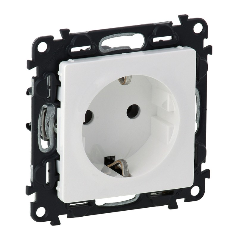 Priza simpla prot.copii alb 16A LEGRAND Valena Life 753120