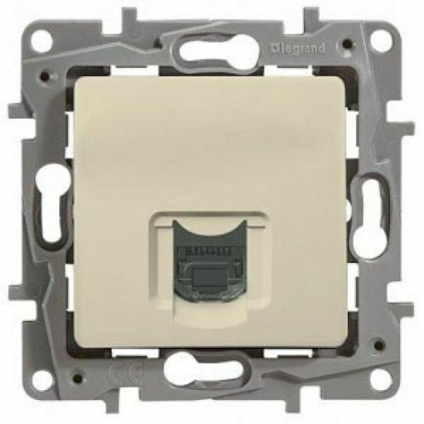 Priza simpla bej RJ45 Cat.6 LEGRAND Niloe 664873