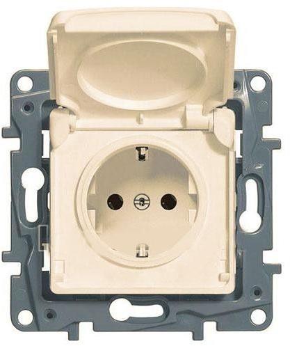 Priza simpla bej IP44 16A LEGRAND Niloe 764631