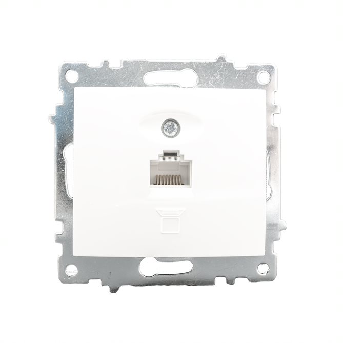 Priza RJ45 alb Cat.5 SCHELDEN