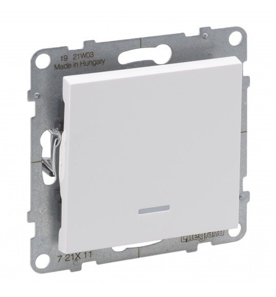 Intrerupator simplu cu LED alb 10A LEGRAND Suno 721111