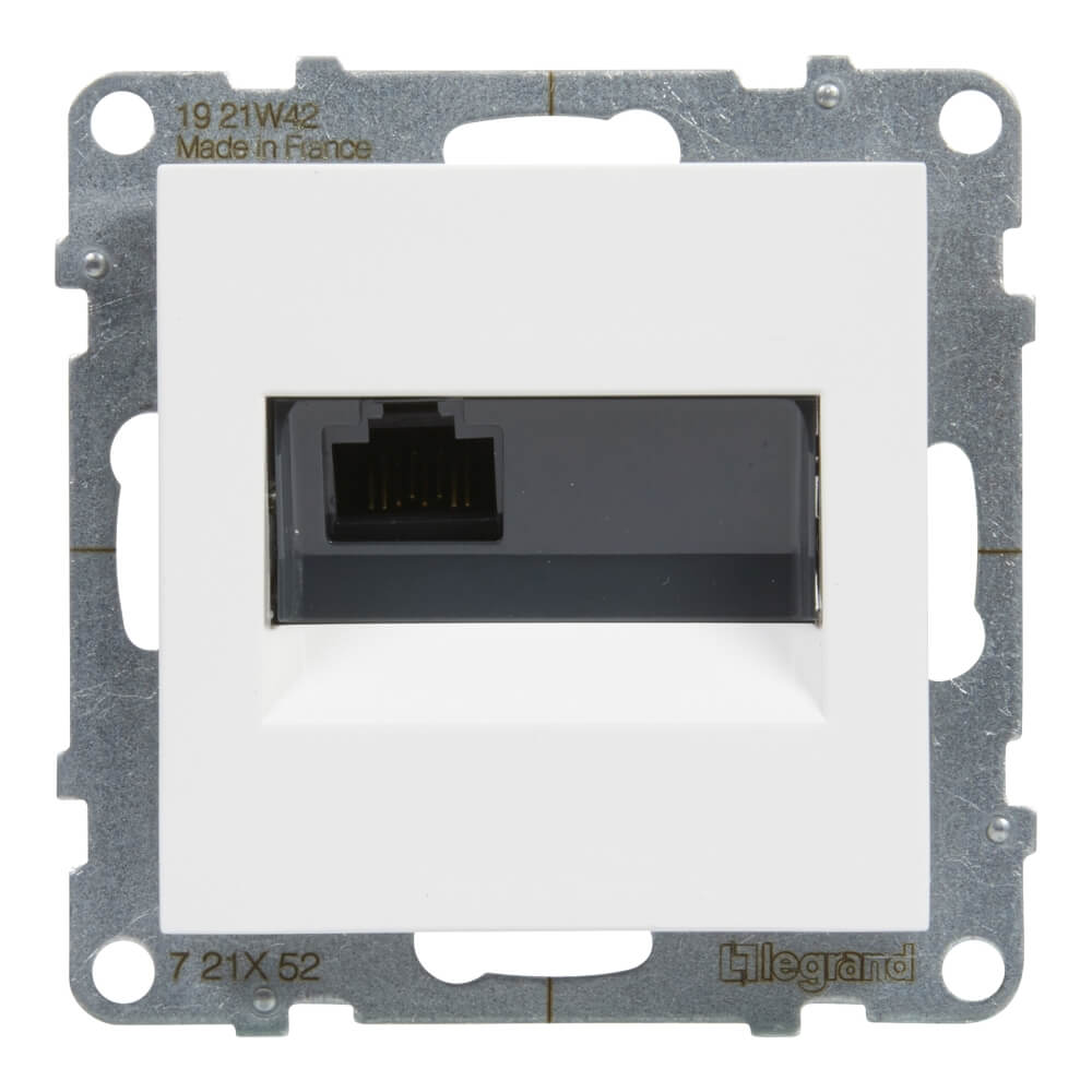 Priza UTP RJ45 alb Cat.6 LEGRAND Suno 721152
