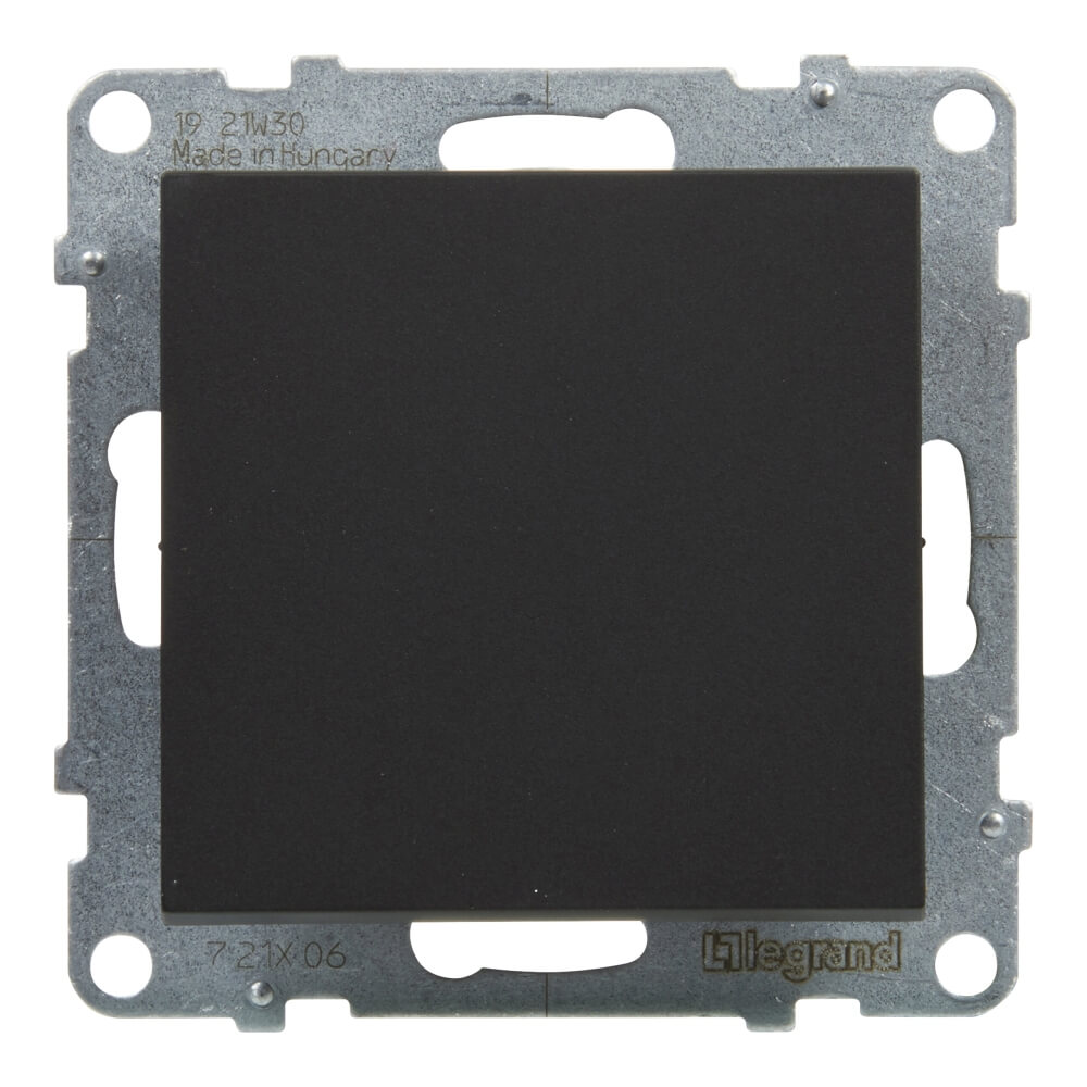Intrerupator simplu cap scara negru 10A LEGRAND Suno 721406