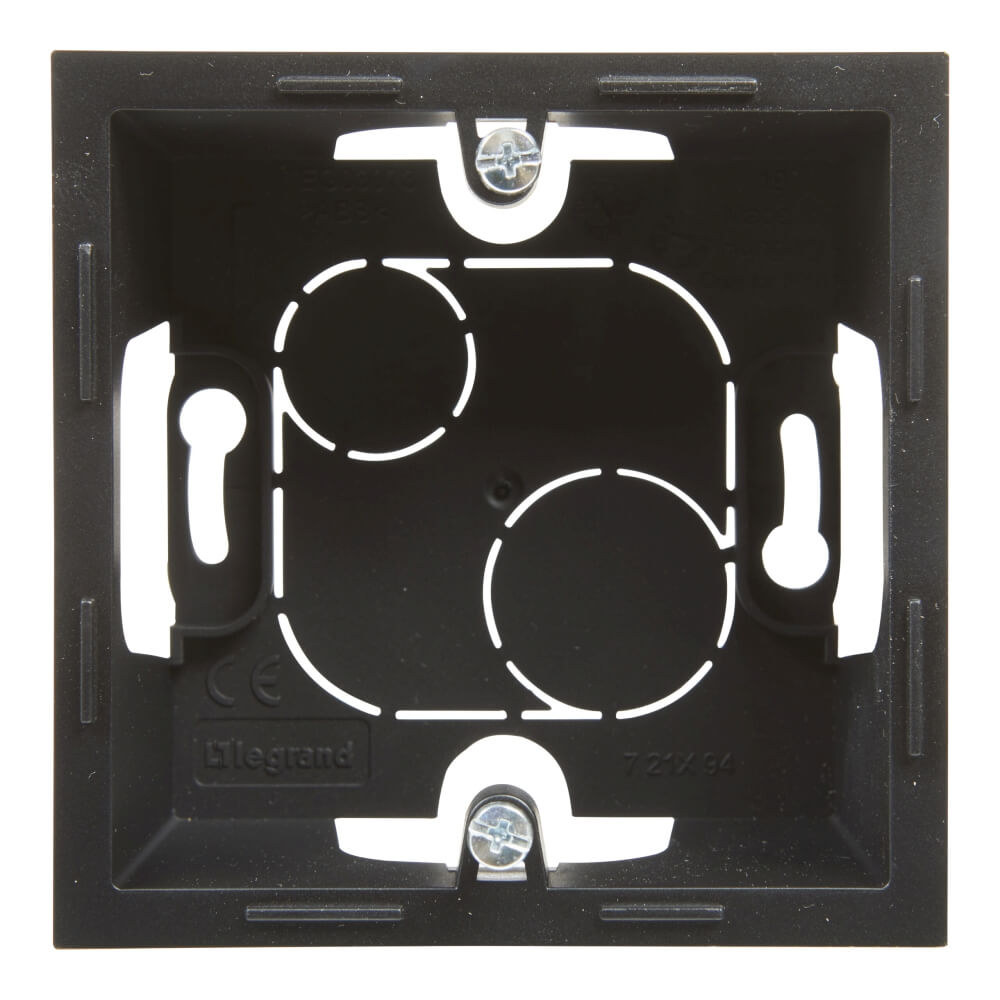 Doza montaj aparent negru 1 post LEGRAND Suno 721494