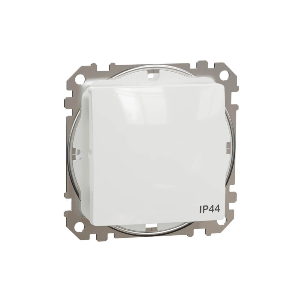 Intrerupator simplu 10A alb IP44 SCHNEIDER DESIGN SDD211101
