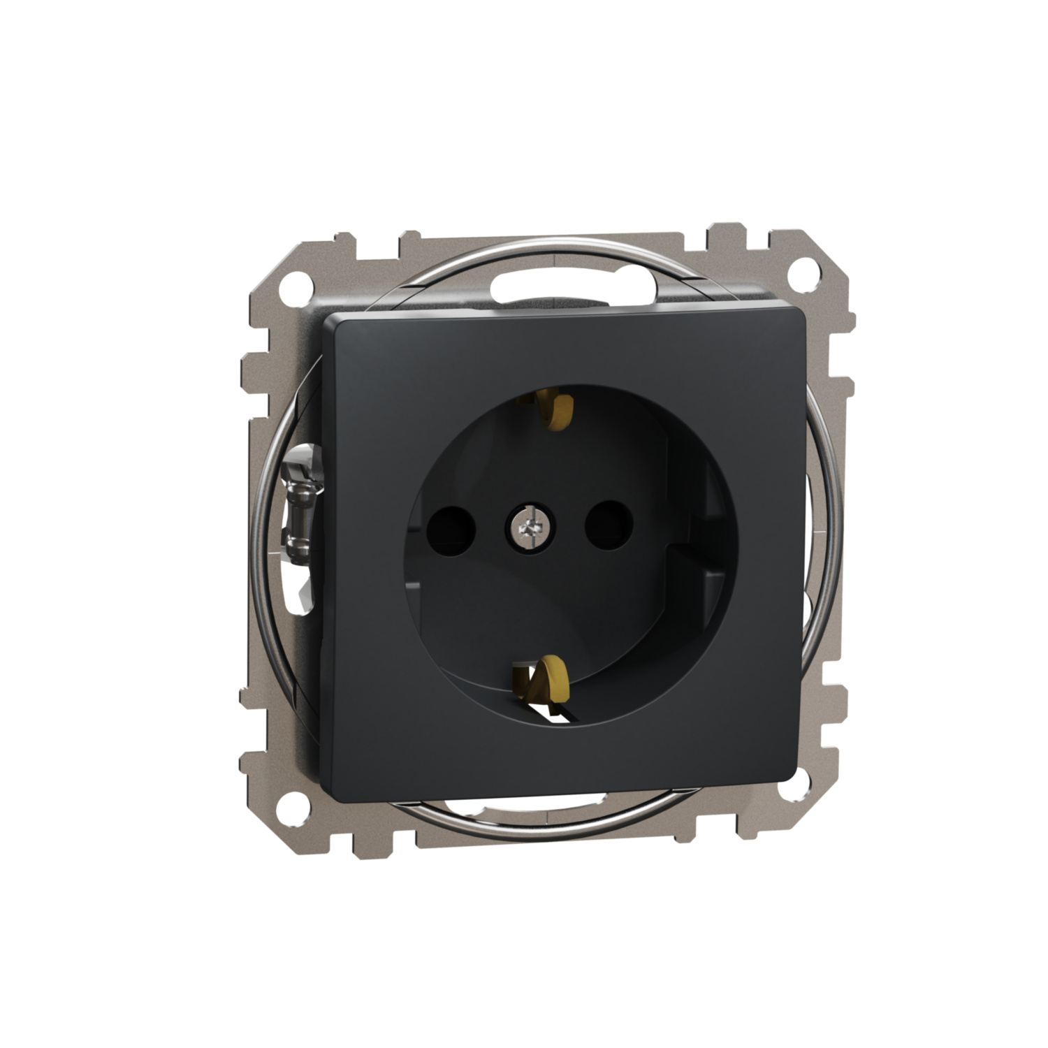 Priza simpla 16A antracit prot. SCHNEIDER DESIGN SDD114021