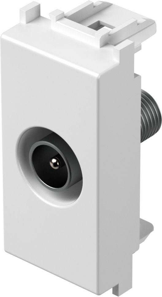 Priza TV trecere mod. 1M alb TEM-KM12PW-B