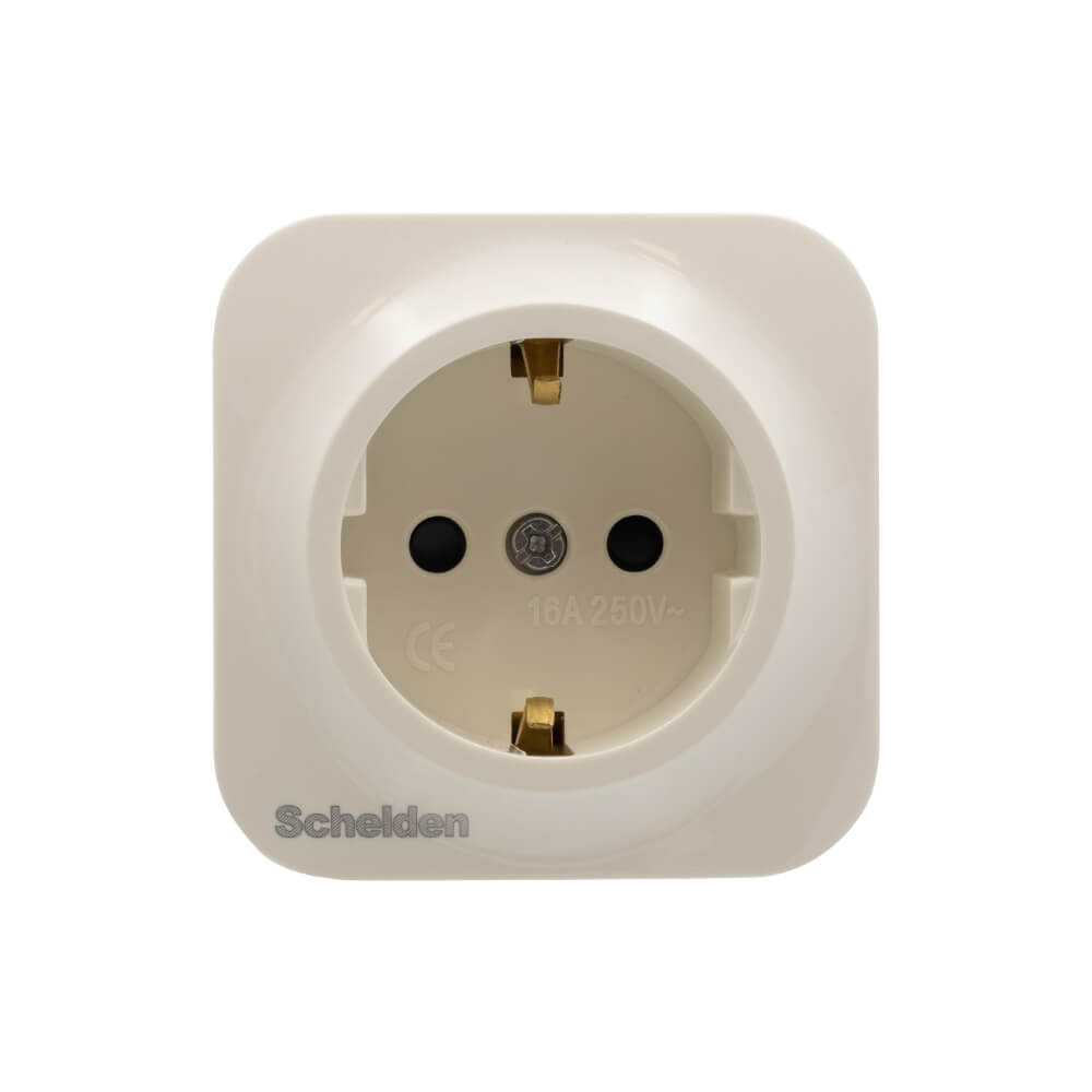 Priza simpla PT IP20 16A SCHELDEN