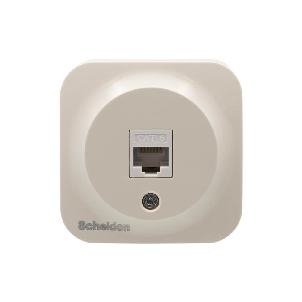 Priza RJ45 CAT6E PT IP20 SCHELDEN